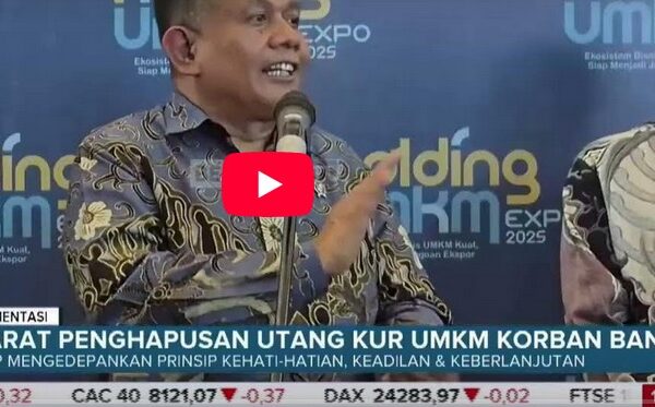 Pemerintah Buka Peluang Hapus Utang KUR bagi UMKM Terdampak Bencana